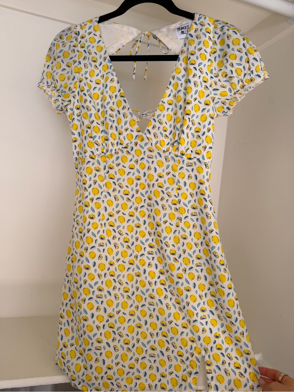 Princess Polly lemon dress